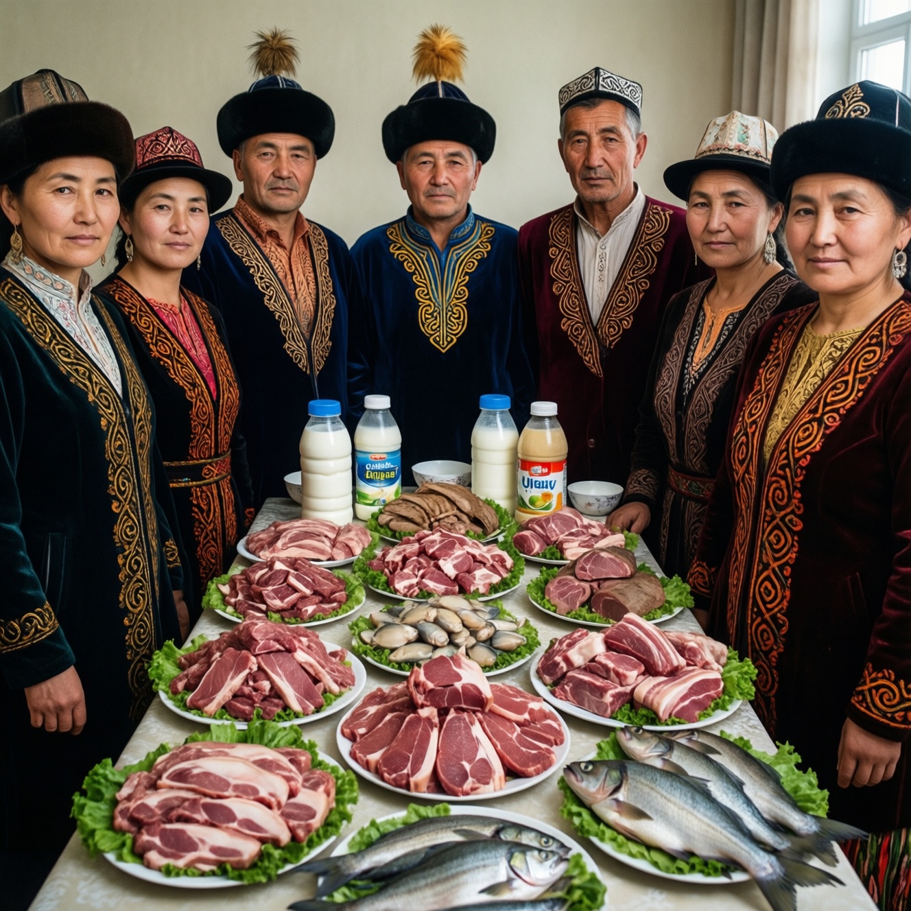 Потребление мяса, молока и рыбы в регионах Казахстана: причины различий